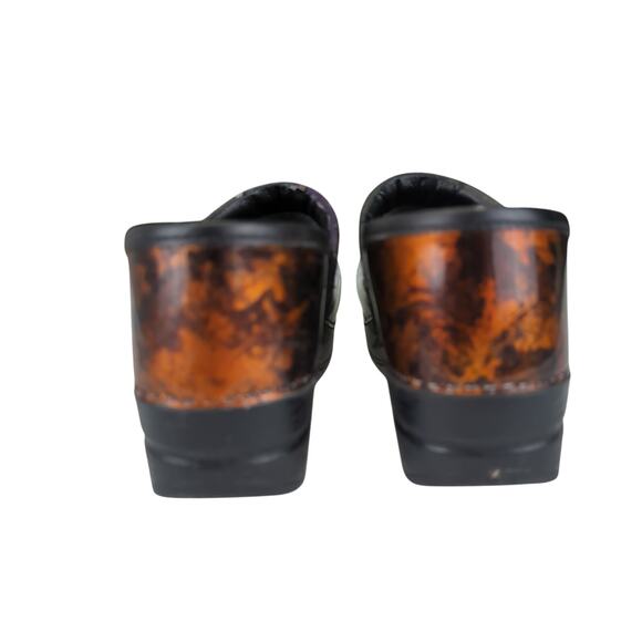 Dansko Pro Copper Brown Patent Leather Comfort Clogs 406290202 EU 38 Women's 8 - Picture 6 of 8